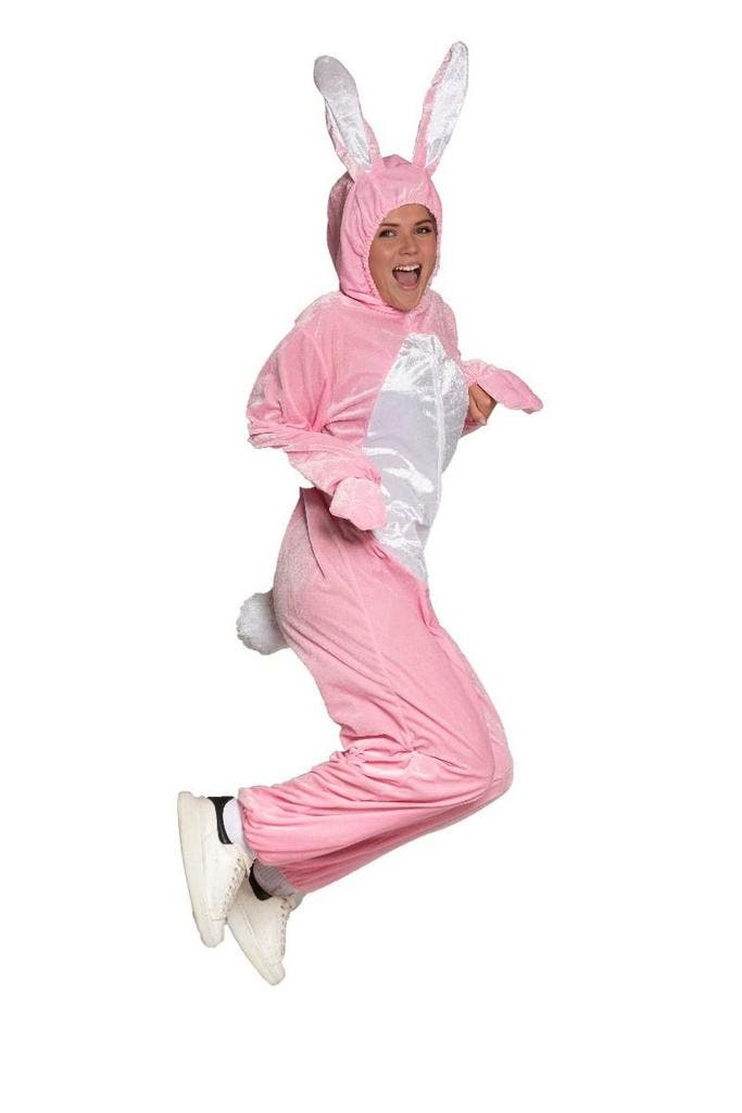 Paashaas Onesie Pink - M/L, Diversen, Pasen, Verzenden