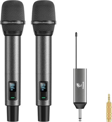 Draadloze Microfoon Set | Pro UHF | Retourdeal 57% Korting, Ophalen of Verzenden, Nieuw, Zangmicrofoon, Draadloos