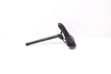 Zwart zadel | 28,6mm zadelpen | Riverside RS 520E, Verzenden, Nieuw