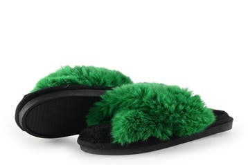 Sacha Pantoffels in maat 37 Groen, Verzenden, Zo goed als nieuw, Groen, Pantoffels of Sloffen