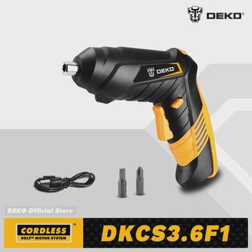 DEKO DKCS3.6F1 Accu Schroefmachine - Draaibaar Handvat & LED, Doe-het-zelf en Verbouw, Gereedschap | Boormachines, Verzenden, Nieuw