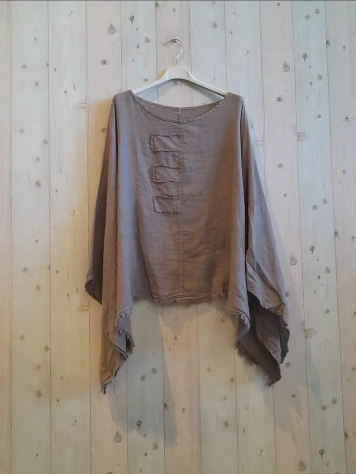 Vintage linnen korte top – bout hals – raglan mouwen kleur, Kleding | Dames, T-shirts
