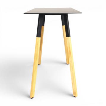 Bejot Orte bartafel, 135x67,5cm, 109 hoog, zwart-eiken, Overige plaatsen, Ophalen of Verzenden, Gebruikt, Stoel