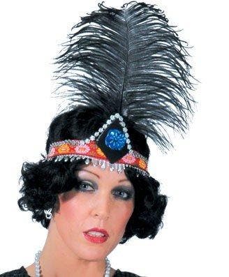 Charleston haarband met veer, Kleding | Dames, Ophalen of Verzenden, Nieuw