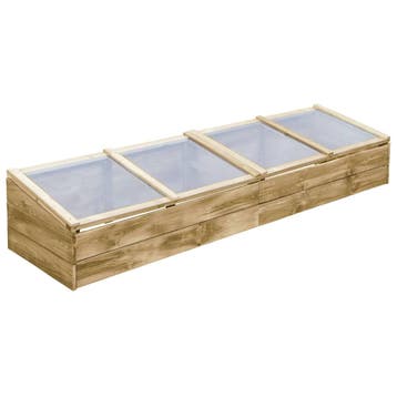vidaXL Kas 200x50x35 cm geïmpregneerd grenenhout, Tuin en Terras, Kassen, Verzenden, Nieuw