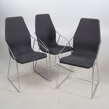 Skandiform - Fauteuil (3) - Metaal, Textiel, Antiek en Kunst