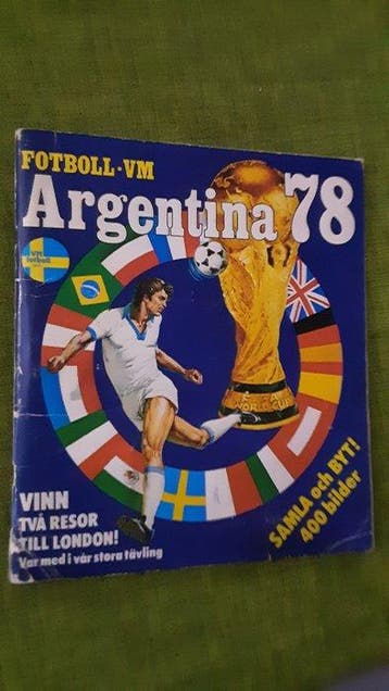 1978 Panini Argentina 78 World Cup Edizione limitata Svezia, Nieuw