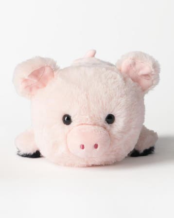 HEMA Omkeerbare knuffel 23x11x17cm koe-varken, Kinderen en Baby's, Verzenden, Nieuw
