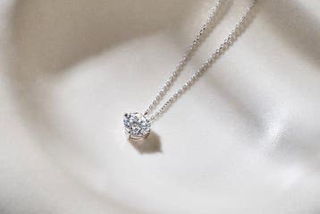 Halsketting - 14 karaat Witgoud - 2.78ct. tw. Diamant, Sieraden, Tassen en Uiterlijk, Kettingen, Nieuw