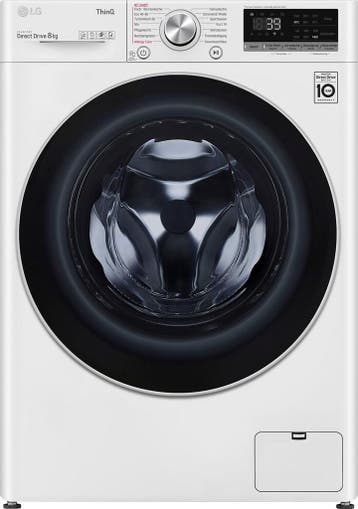 LG F4WV708P1E - Wasmachine - 8 kg - 1400 tpm - Steam &, Ophalen of Verzenden, Nieuw, Voorlader, 85 tot 90 cm