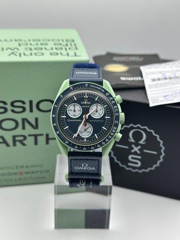 Omega x Swatch - MoonSwatch - Mission on Earth - Zonder, Nieuw