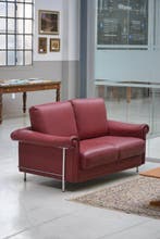 Nicoletti - Sofa - Leder, Metaal, Chroom, Huis en Inrichting, Nieuw