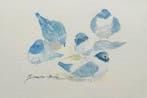 Marietta Gianella-Berry (1949) - Palomas, Antiek en Kunst, Kunst | Schilderijen | Klassiek
