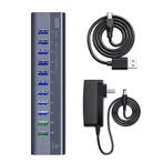 LUXWALLET SpeedLink Nexus - 2x USB-C Poorten + 9 USB 3.0 Poo, Verzenden, Nieuw