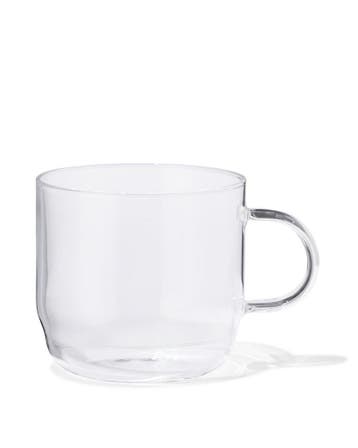 HEMA Koffiekopje 300ml glas transparant, Huis en Inrichting, Verzenden, Nieuw