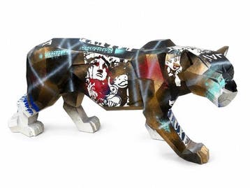 Daluxe Art - 1999 • XXL Pop Art Panther – 80 cm