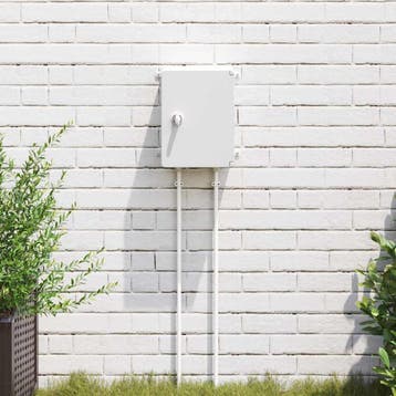 vidaXL Bedieningskast Grijs 28 x 13 x 28 cm ABS Kunststof, Verzenden, Nieuw