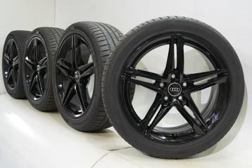 Audi A4 S4 B9 8W 18 inch velgen Hankook Zomerbanden Originee, 18 inch, Gebruikt, Velg(en), Ophalen of Verzenden