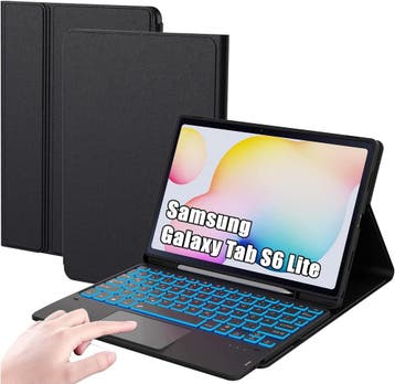 Galaxy Tab S6 Lite Keyboard Cover | Tweedekansje | OP=OP, Ophalen of Verzenden, Nieuw