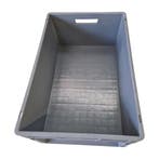 Stapelbak, 600x400x220 mm, euronorm, grijs kunststof, nieuw, Ophalen of Verzenden
