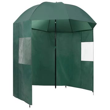 vidaXL Visparaplu 220x185 cm groen, Verzenden, Nieuw