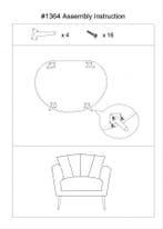 FAUTEUIL KIEV CRÈME CM 88X77X74, Huis en Inrichting, Ophalen of Verzenden, Nieuw