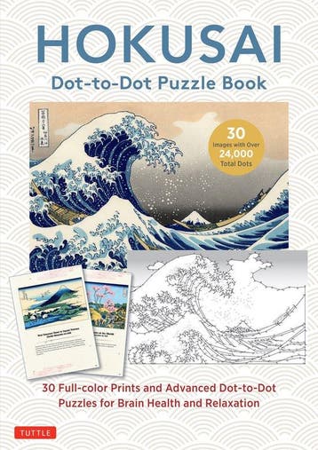 9784805319864 Hokusai Dot-to-Dot Puzzle Book, Boeken, Verzenden, Nieuw, Katsushika Hokusai
