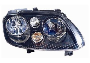 VW Touran 2003-2006 2xH7 Zwart Koplamp Rechts (Koplampen), Verzenden, Nieuw