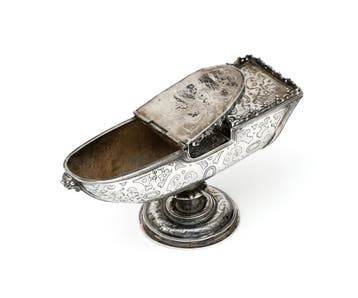 Zilveren wierrookbrander, Spanje of Portugal, eind 18e eeuw, Antiek en Kunst