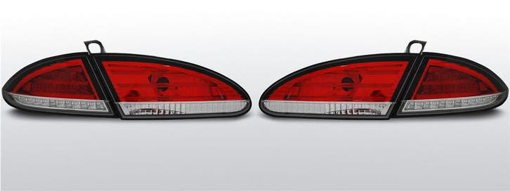 Carnamics Achterlichten | Seat Leon 05-09 5-d |  rood / wit, Auto-onderdelen, Verlichting, Nieuw, Verzenden