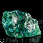 Natuurlijke Azuriet–Chrysocolla–Malachiet Sculptuur – Een
