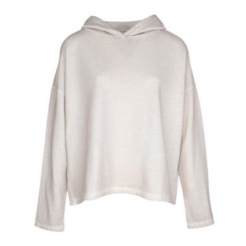Milano Italy • ecru hoodie • S, Verzenden, Wit, Maat 36 (S), Milano Italy