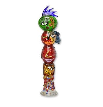 A MURANO STYLE GLASS TOTEM (Beeldjes - Decoratie, Interieur), Verzenden, Nieuw