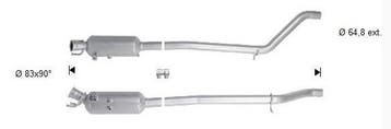 Roetfilter Mercedes W176 / W246 / CLA, Verzenden, Nieuw
