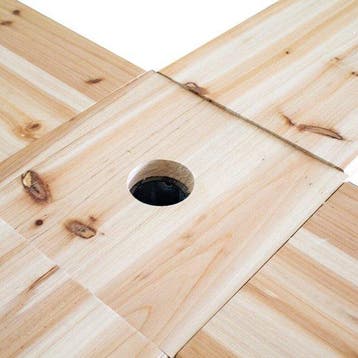 Inklapbare houten biertafel - Kruisvormig - 241 cm, Verzenden, Nieuw