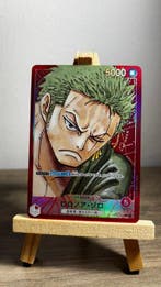 Bandai - 1 Card - One Piece - Roronoa Zoro Op01-001 leader, Nieuw