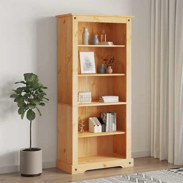 vidaXL Boekenkast met 5 planken Corona-stijl 80x40x170 cm, Minder dan 50 cm, Verzenden, Nieuw, 150 tot 200 cm