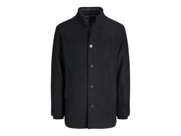 Veiling - Jack &amp; Jones Detroit Coat Jacket Dark Zwart -, Kleding | Heren, Nieuw