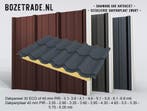 Geisoleerde dak panelen - VOORDELIG - GOED - SNEL GELEVERD, Nieuw, Metaal, Dakplaat of Dakpanplaat