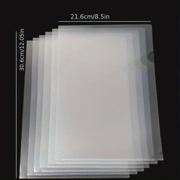 50x A4 PVC Waterproof L-vormige Mappen - Documenthouders voo, Verzenden, Nieuw in verpakking