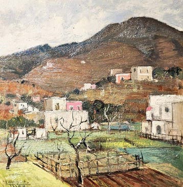 Federico Variopinto (XX) - Veduta di Ischia