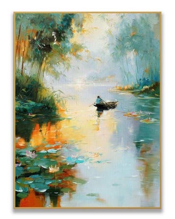Stefano - Lotus River at Dawn