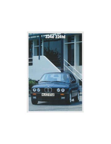 1987 BMW 3 SERIE DIESEL BROCHURE NEDERLANDS, Boeken, Nieuw, BMW, Author