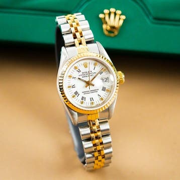 Rolex - Lady Datejust 26 18k Gold Jubilee Fluted Bezel Roman, Nieuw