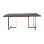 *WOONWINKEL* Dutchbone Class Eettafel Visgraat Donker Hout 2, Verzenden, Nieuw