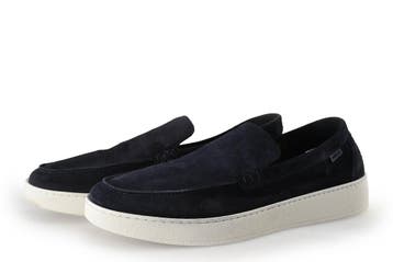 Manfield Loafers in maat 43 Blauw, Loafers, Manfield, Zo goed als nieuw, Verzenden