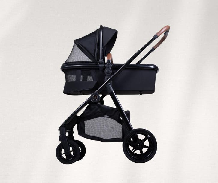 B.bee kinderwagen 65% korting, Kinderen en Baby's, Kinderwagens en Combinaties, Luchtbanden, Met reiswieg, Verstelbare duwstang