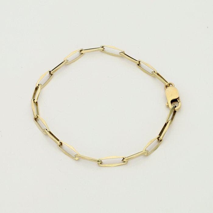 Schakelarmband - 14 karaat Geel goud, Sieraden, Tassen en Uiterlijk, Antieke sieraden
