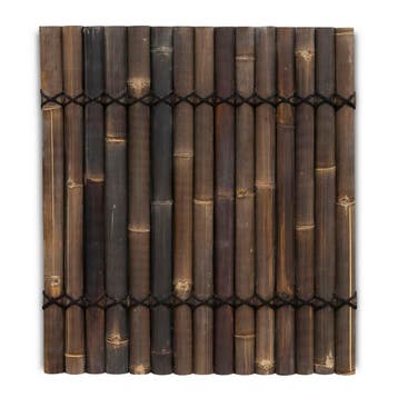 Bamboe schutting halfrond - 90 x 100 cm - Donker - Eviro Bam, Verzenden, Nieuw
