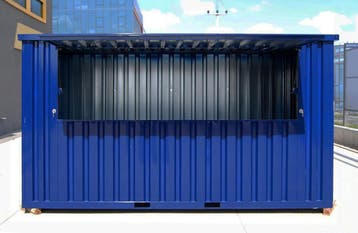 TE KOOP | SPECIAAL | Bar container | Blauw | Bar | tuin bar, Doe-het-zelf en Verbouw